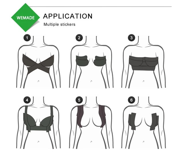 3-function of bra tape how to use boob tape 3-function of bra tape how to use boob tape